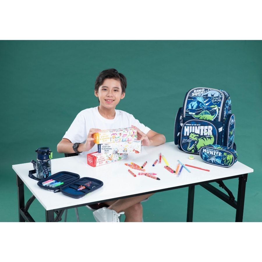 Balo Đi Học Fancy Chiến Binh Khủng Long CLEVER HIPPO BD1235