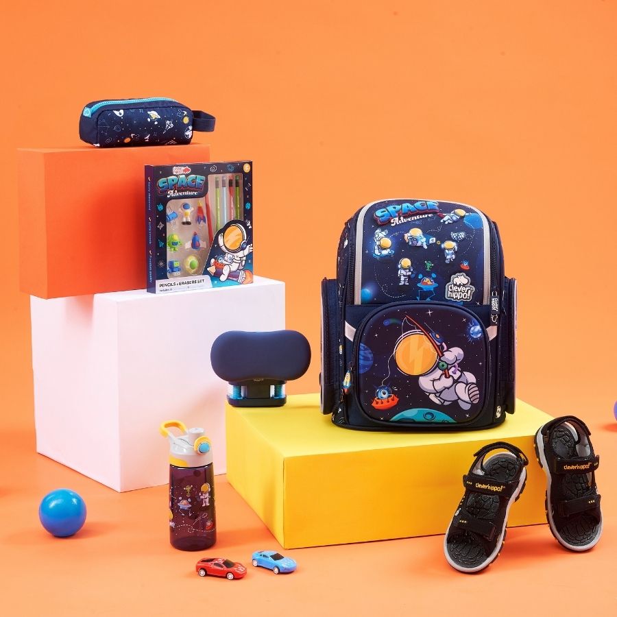 Balo Đi Học Fancy Du Hành Vũ Trụ CLEVER HIPPO BS1236
