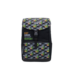 Balo Đi Học, Đi Chơi Topper - Game Land Đen CLEVER HIPPO BG7202