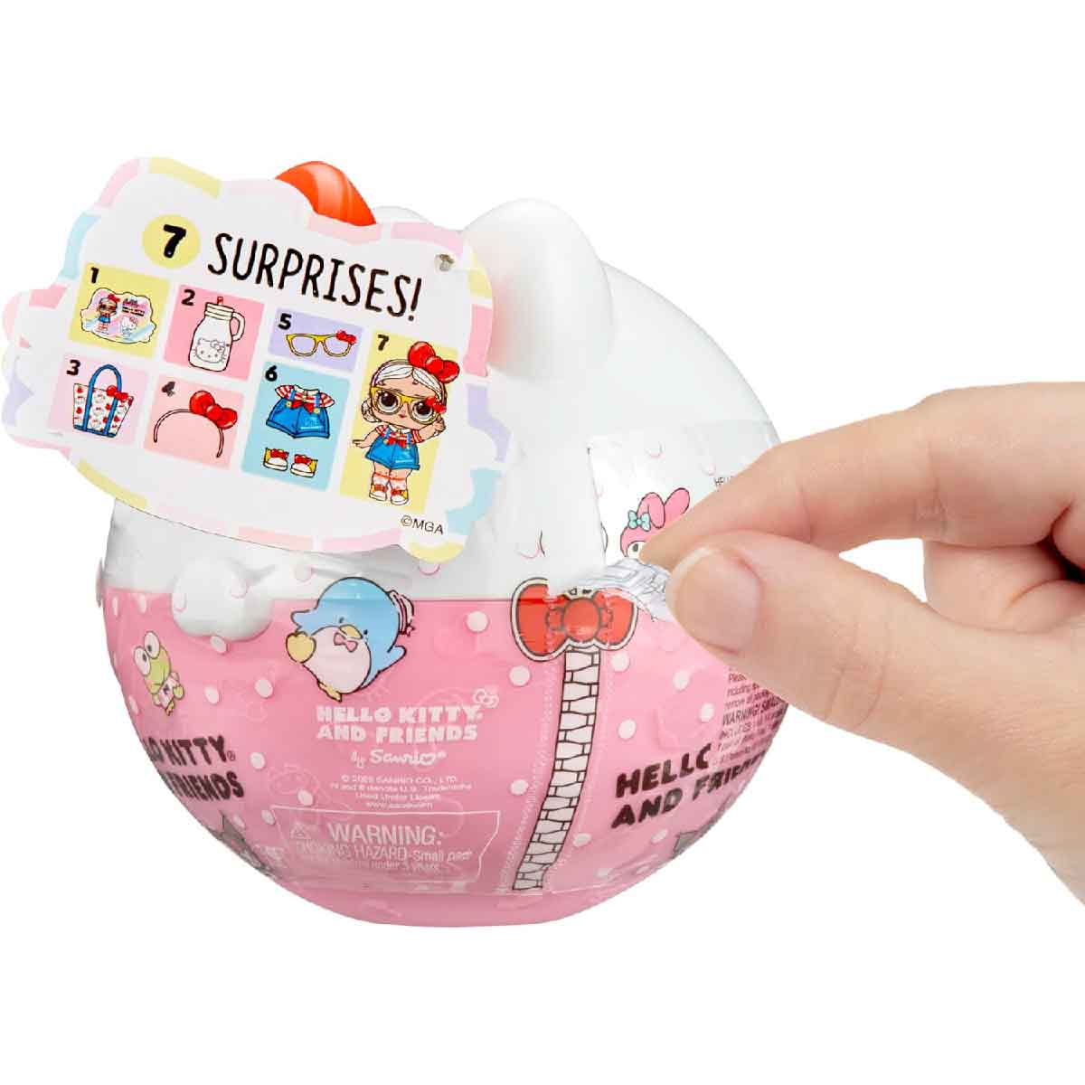 Đồ Chơi Banh Búp Bê Mèo Hello Kitty Và Các Bạn LOL SURPRISE 523840-EUC