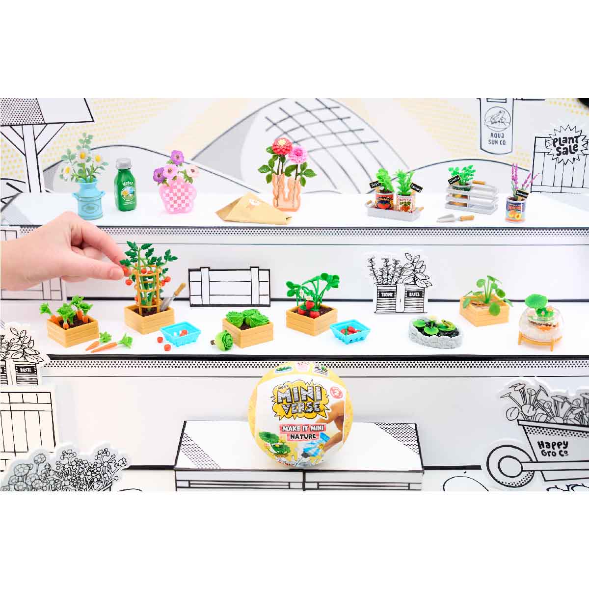 Đồ Chơi Banh Chủ Đề Cây Cỏ MINIVERSE 528166-EUC