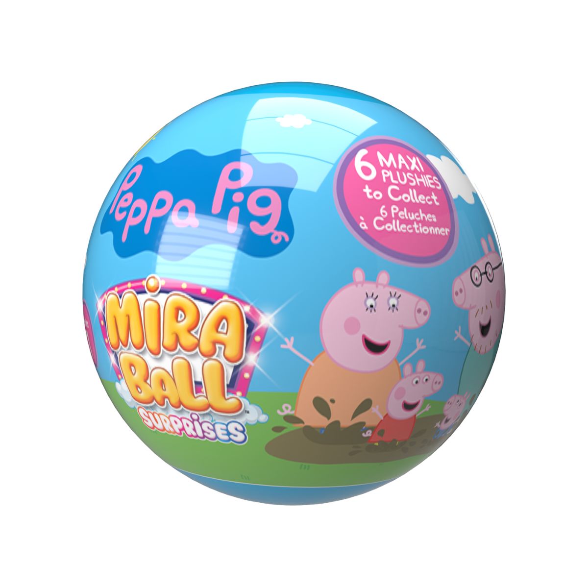 Đồ Chơi Banh Miraball Thú Bông Heo Peppa MIRABALL SURPRISES M14442
