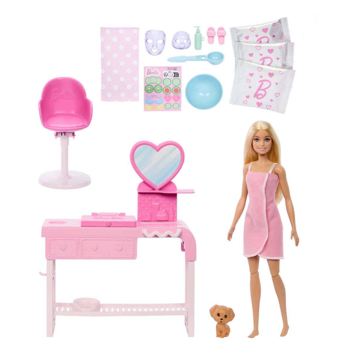 Đồ Chơi Spa Làm Đẹp Cùng Cún Cưng BARBIE HYV31