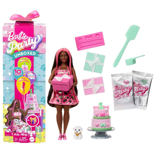 Búp Bê Barbie Và Bữa Tiệc Sinh Nhật Vui Vẻ - Hồng Dịu Dàng BARBIE JFG68
