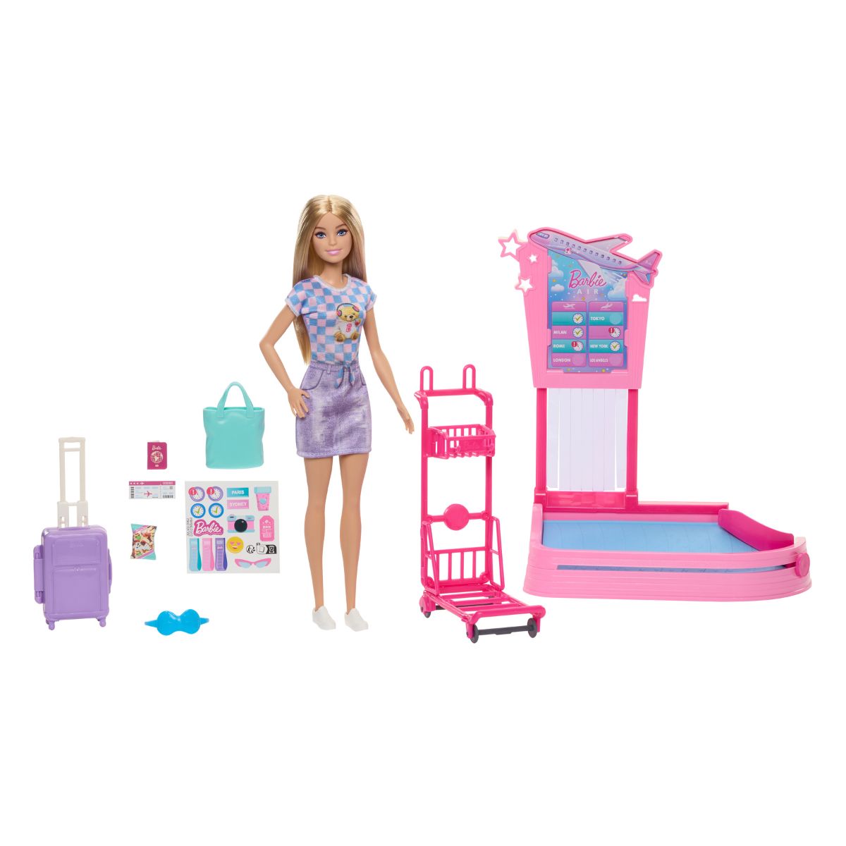 Đồ Chơi Barbie Và Hành Trình Du Lịch Vui Nhộn BARBIE JMJ49