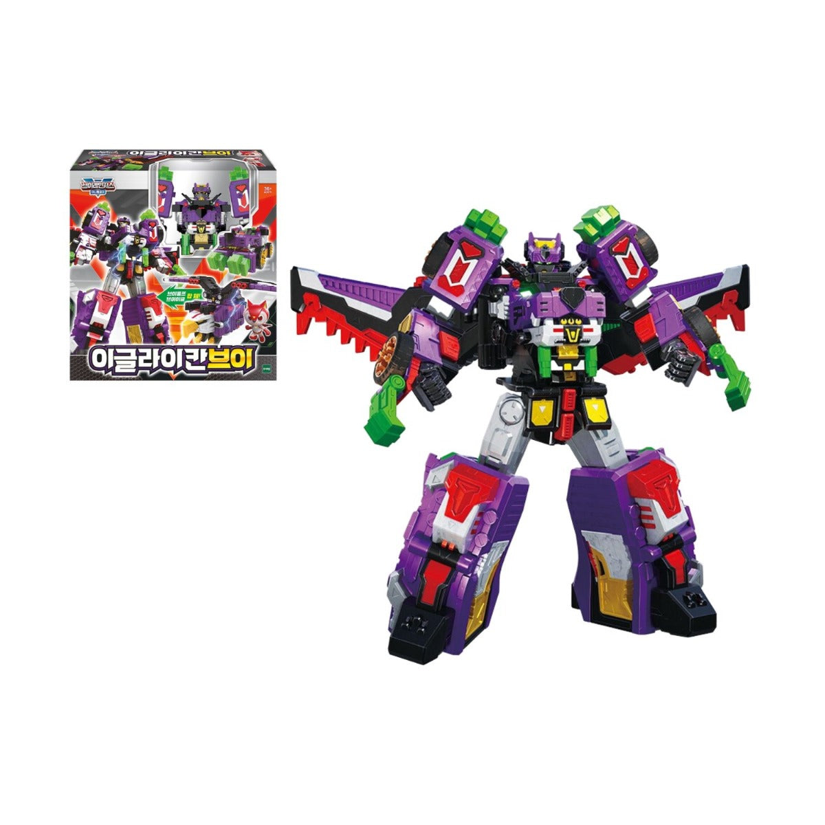 Siêu Robot Hộ Thần Phi Ưng Kích Lang Tốc Chiến Eagle Lycan V MINIFORCE 503012