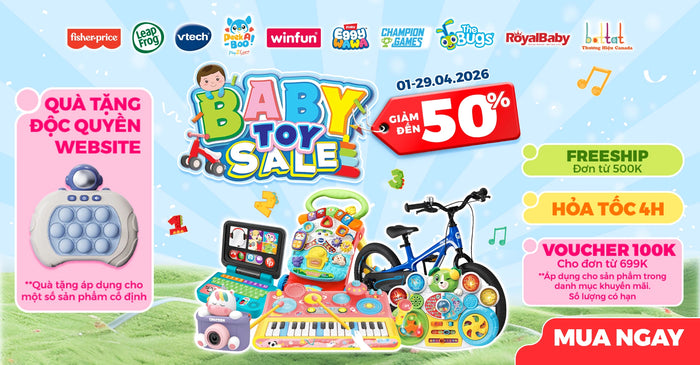Baby toy sale giảm đến 50%