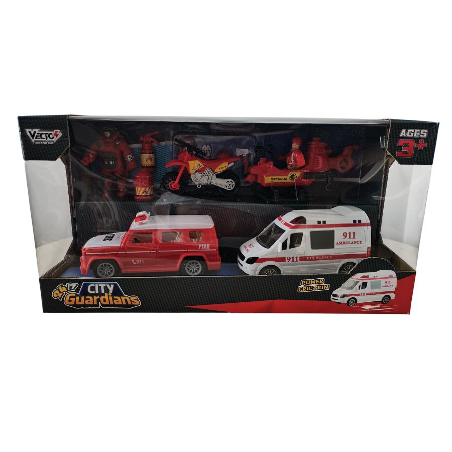 Bộ đồ chơi Vệ binh thành phố - Cứu hỏa VECTO VT9937A
