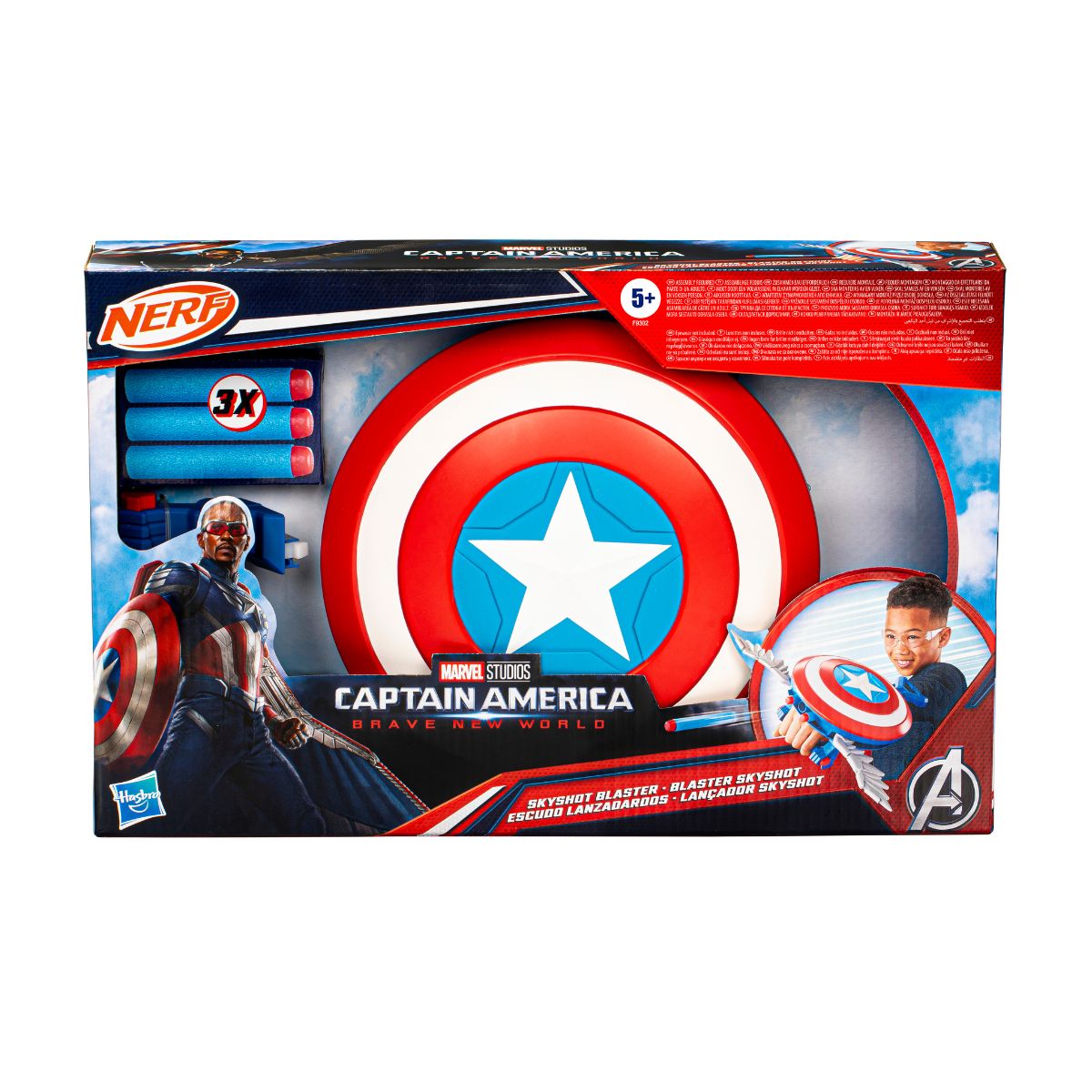 Đồ Chơi Bệ Phóng Captain America Tiến Công AVENGERS F9302