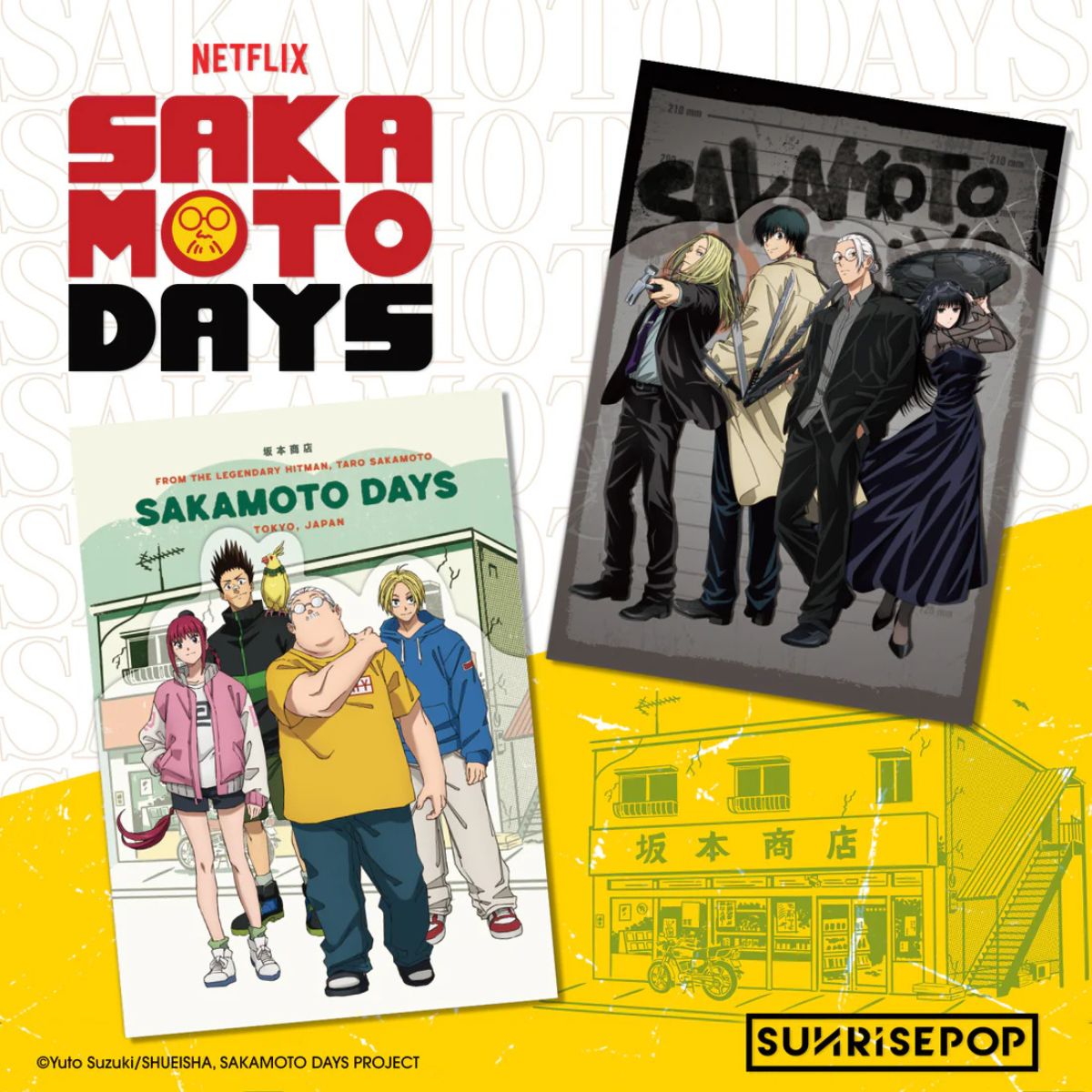 Bìa Lá A4 Sakamoto Days SUNRISEPOP SDAC035