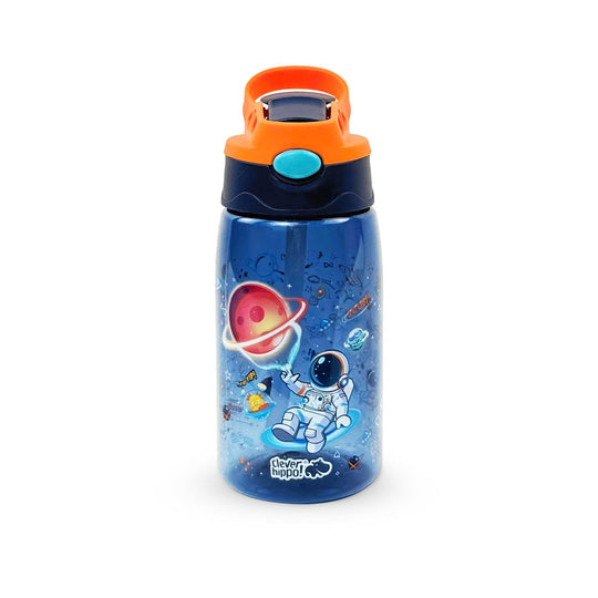 Bình Nước Nhựa Ống Hút Gập Space Adventure - Astro CLEVER HIPPO WB04/NAVY