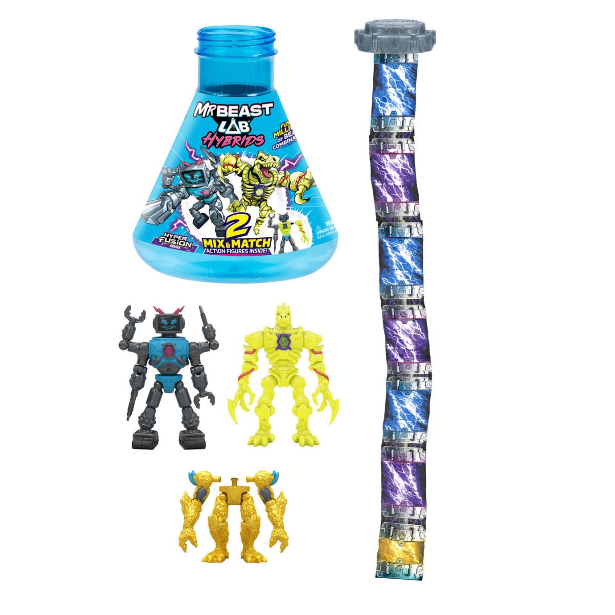 MRBEAST LAB HYBRIDS Wave 1 Test Tube – 2 Hybrid Creatures MRBEAST LAB 24903