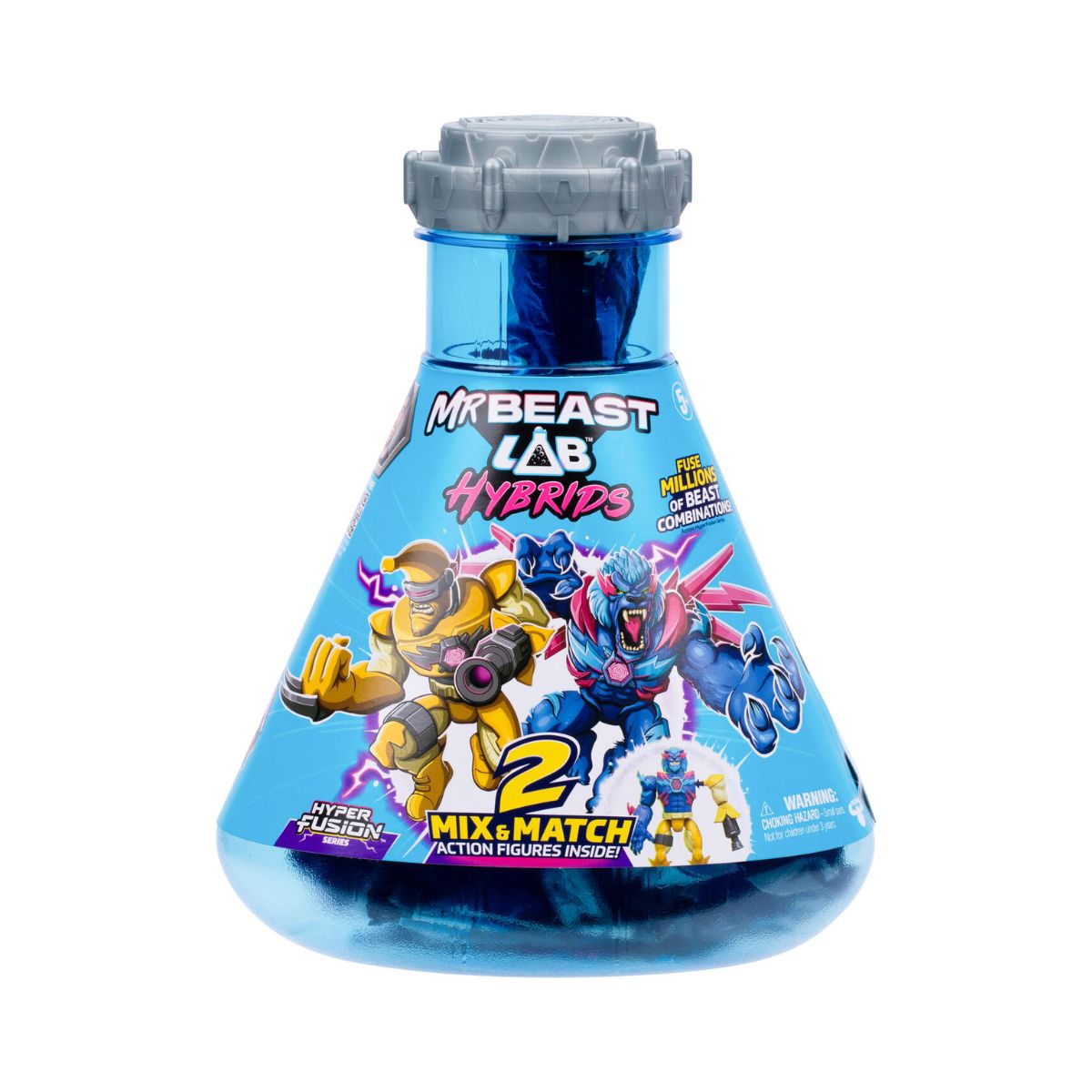 MRBEAST LAB Hybrids Wave 2 Test Tube Toy – 2 Hybrid Creatures 24906