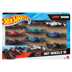 Đồ Chơi Bộ 10 Siêu Xe F1 HOT WHEELS JMM24
