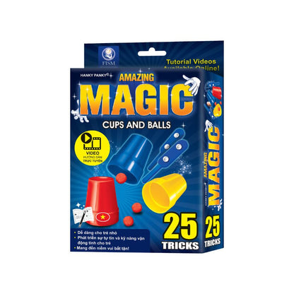 Bộ Happy Magic 25 trò ảo thuật cùng ly và bóng Hanky Panky HP1540