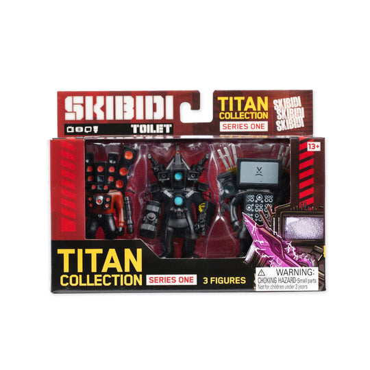 Đồ Chơi Bộ 3 Mô Hình Nhân Vật Titan SKIBIDI TOILET ST13003