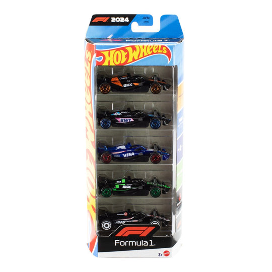 Hot Wheels F1 Racing Cars Set of 5 JGF58