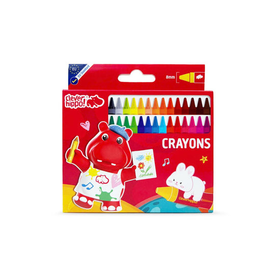 Bộ Bút Sáp 28 Màu - Artist Crayons CLEVER HIPPO CRAYON2801