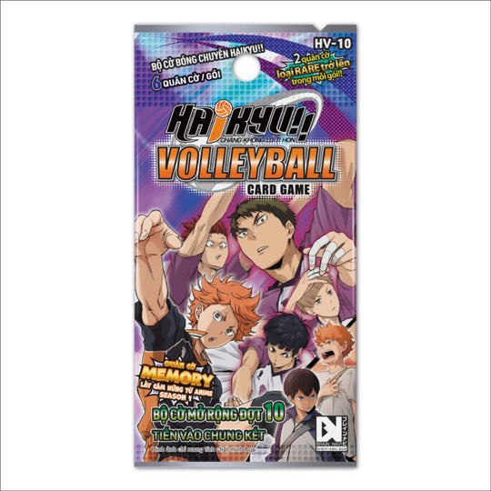 Đồ Chơi Bộ Cờ Bóng Chuyền Haikyu Bộ Cờ Mở Rộng Đợt 10 Tiến Vào Chung Kết TRADING CARD HV-10