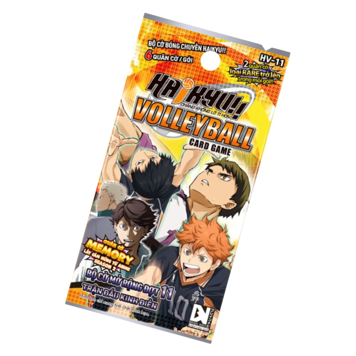 Đồ Chơi Bộ Cờ Bóng Chuyền Haikyu Bộ Cờ Mở Rộng Đợt 11 Trận Đấu Kinh Điển TRADING CARD HV-11