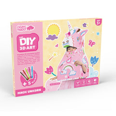 Đồ Chơi Trẻ Em: Bộ DIY Lắp Ráp Mô Hình 3D Magic Unicorn CLEVERHIPPO CJP02-UNIC