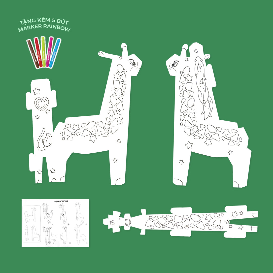 bo-diy-lap-rap-mo-hinh-3d-the-safari-giraffe-cleverhippo-cjp04-giraf-03
