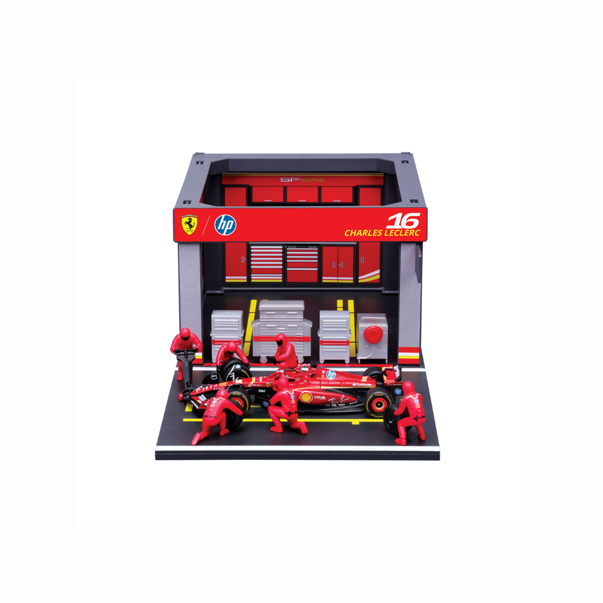 Mô Hình Bộ Đồ Chơi 1:43 Ferrari Formula Pit Pass - SF-24 Maisto 16-18-36862