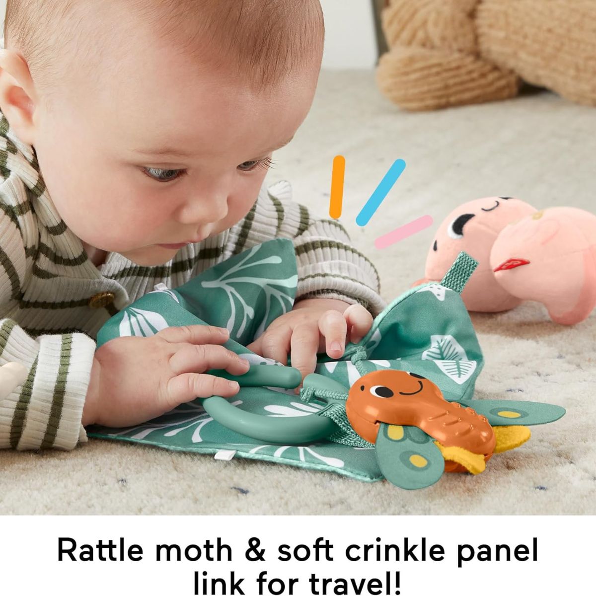 Bộ Đồ Chơi 4 Món Phát Triển Giác Quan Cho Bé Sơ Sinh FISHER PRICE MATTEL HRB17