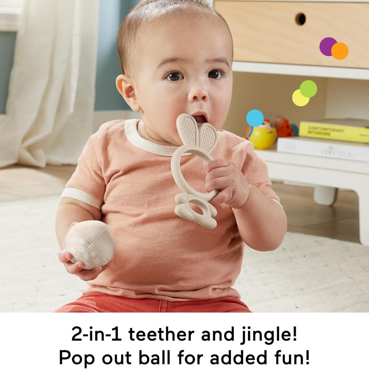 Bộ Đồ Chơi 4 Món Phát Triển Giác Quan Cho Bé Sơ Sinh FISHER PRICE MATTEL HRB17