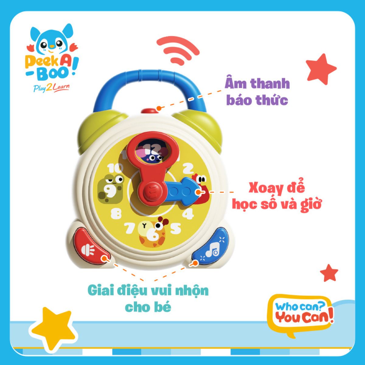 Bộ Đồ Chơi Công Nghệ Đầu Tiên Cho Bé PEEK A BOO PAB060