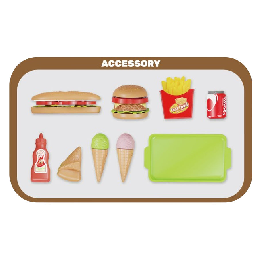 Fast Food Picnic Basket Toy Set