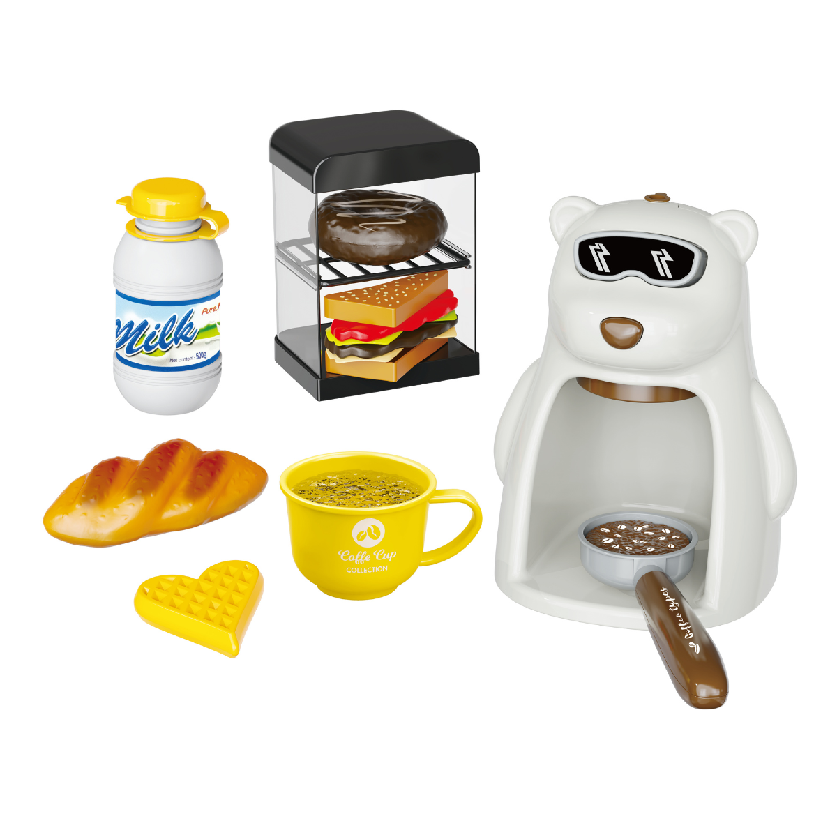 Bộ Đồ Chơi Máy Pha Cà Phê Gấu Trắng Sweet Heart Sh9081