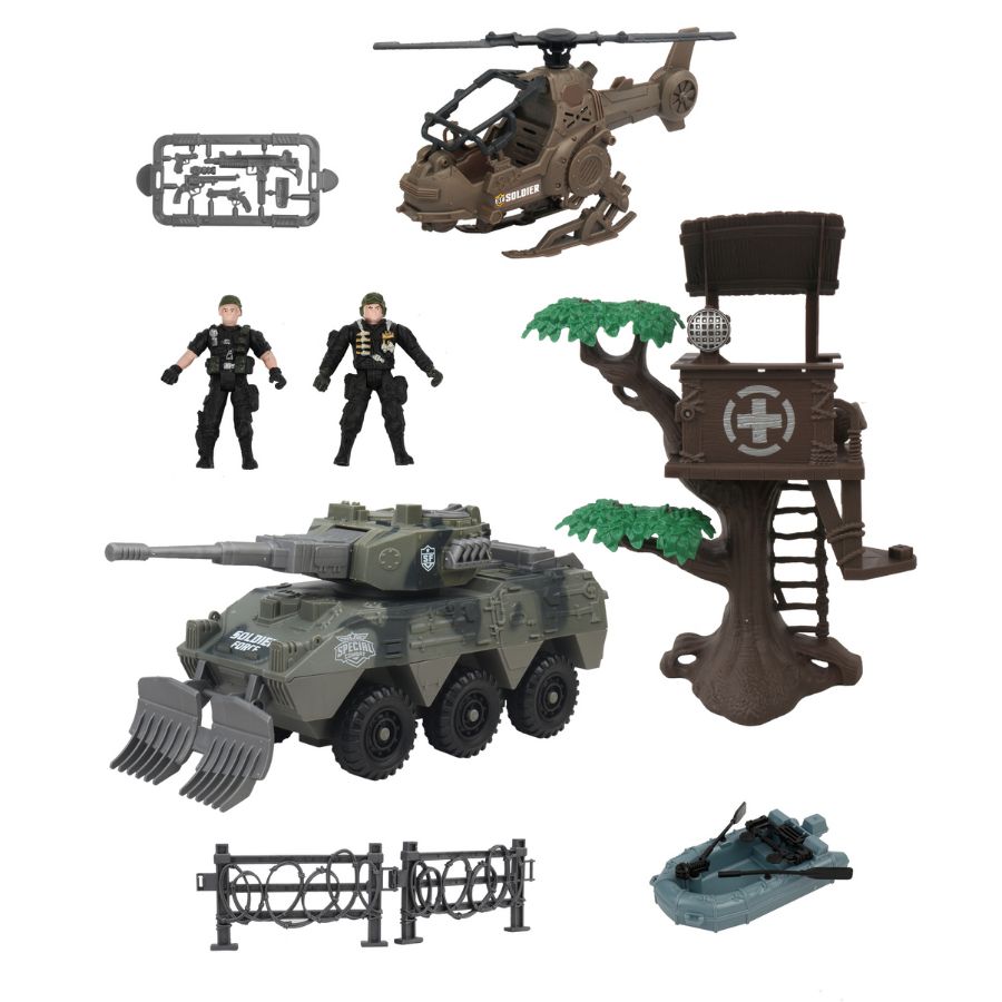 Bộ đồ chơi mô hình xe tăng và trực thăng VECTO VT3109