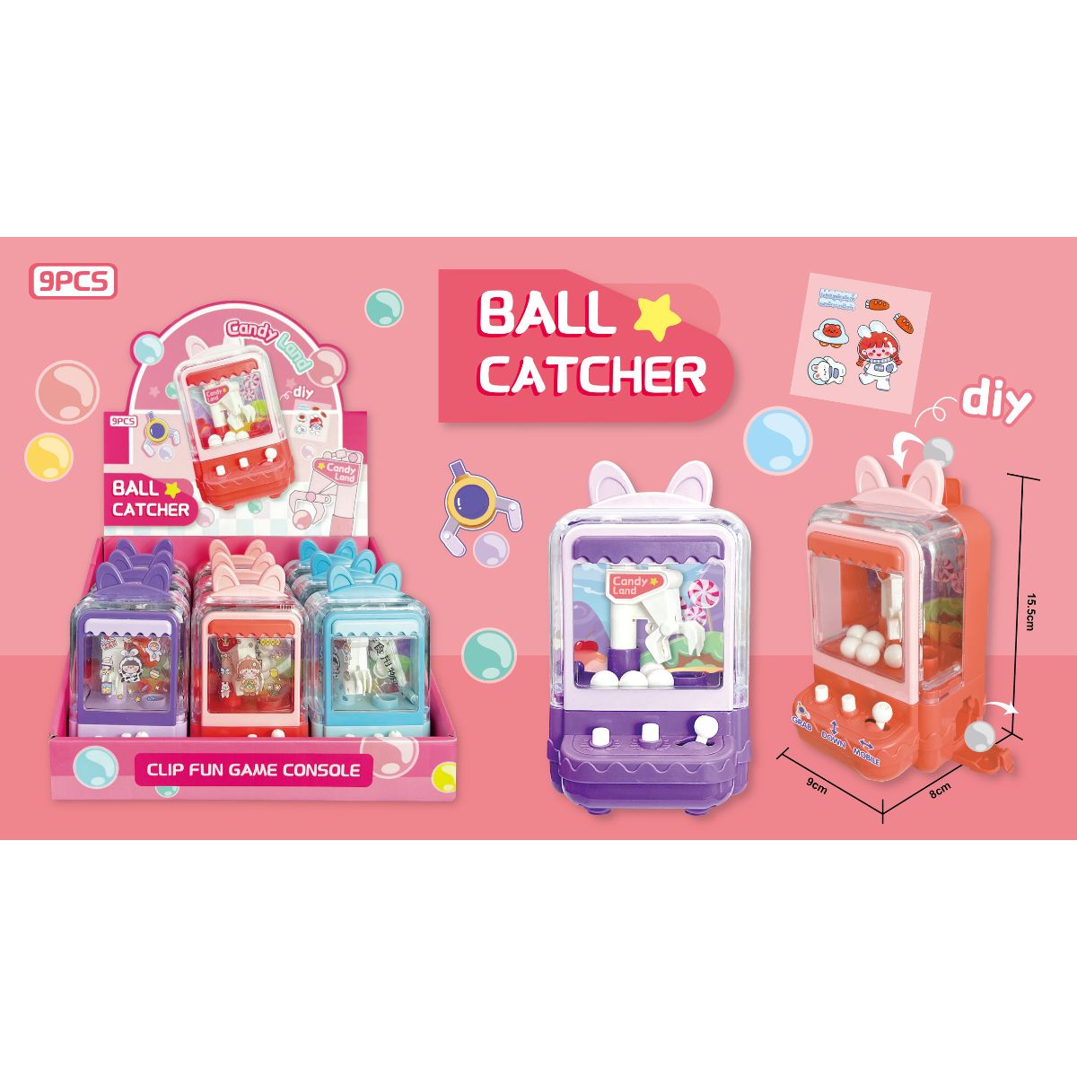 Bộ Đồ Chơi Trẻ Em: Gắp Banh Kèm Theo Kẹo SWEETNFUN CBCF011-0726