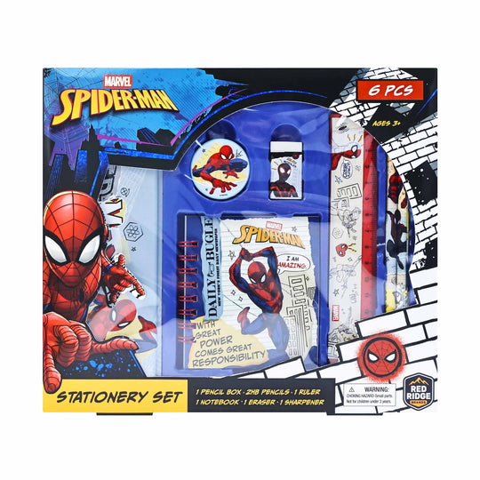 Bộ Đồ Dùng Học Tập Super Cool Spider Man RED RIDGE 100791