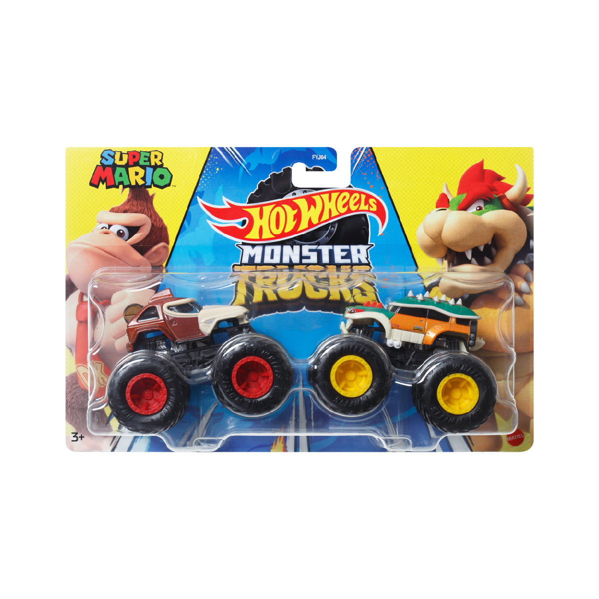 Bộ Đôi Monster Trucks - Siêu Xe Tải Nintendo Hot Wheels Fyj64