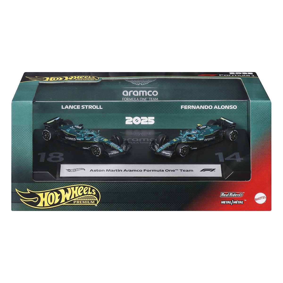 Đồ Chơi Bộ Đôi Siêu Xe Đua F1 Set 10 Aston Martin HOT WHEELS JMN00/JMM89