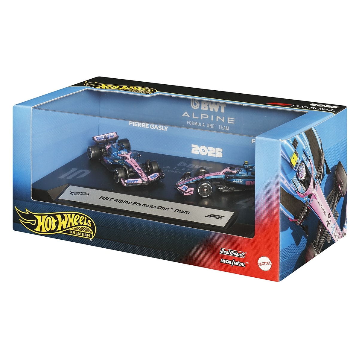 Đồ Chơi Bộ Đôi Siêu Xe Đua F1 Set 6 Alpine HOT WHEELS JMM96/JMM89