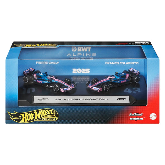 Đồ Chơi Bộ Đôi Siêu Xe Đua F1 Set 6 Alpine HOT WHEELS JMM96/JMM89