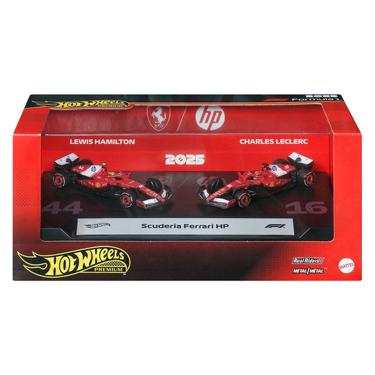 Đồ Chơi Bộ Đôi Siêu Xe Đua F1 Set 9 Ferrari HOT WHEELS JMM99/JMM89