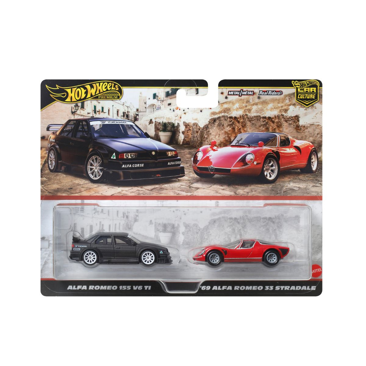 Đồ Chơi Bộ Đôi Siêu Xe Premiums Alfa Romeo HOT WHEELS JBK95/HBL96