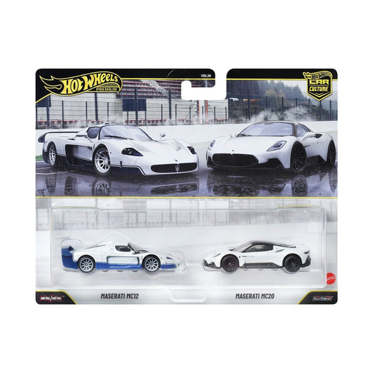 Đồ Chơi Bộ Đôi Siêu Xe Premiums - 2004 Maserati MC12 HOT WHEELS JHW55/HBL96