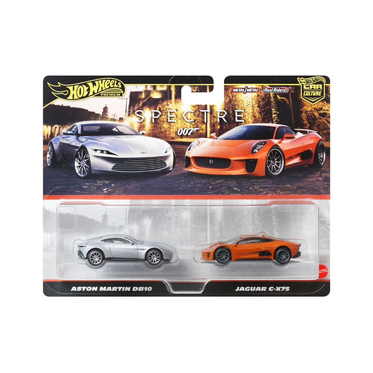 Đồ Chơi Bộ Đôi Siêu Xe Premiums Jaguar C-X75 Hot Wheels Jbl04/Hbl96