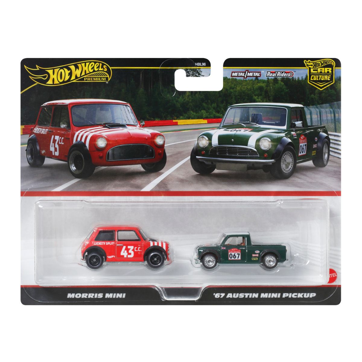 Đồ Chơi Bộ Đôi Siêu Xe Premiums Morris Mini HOT WHEELS HBL96