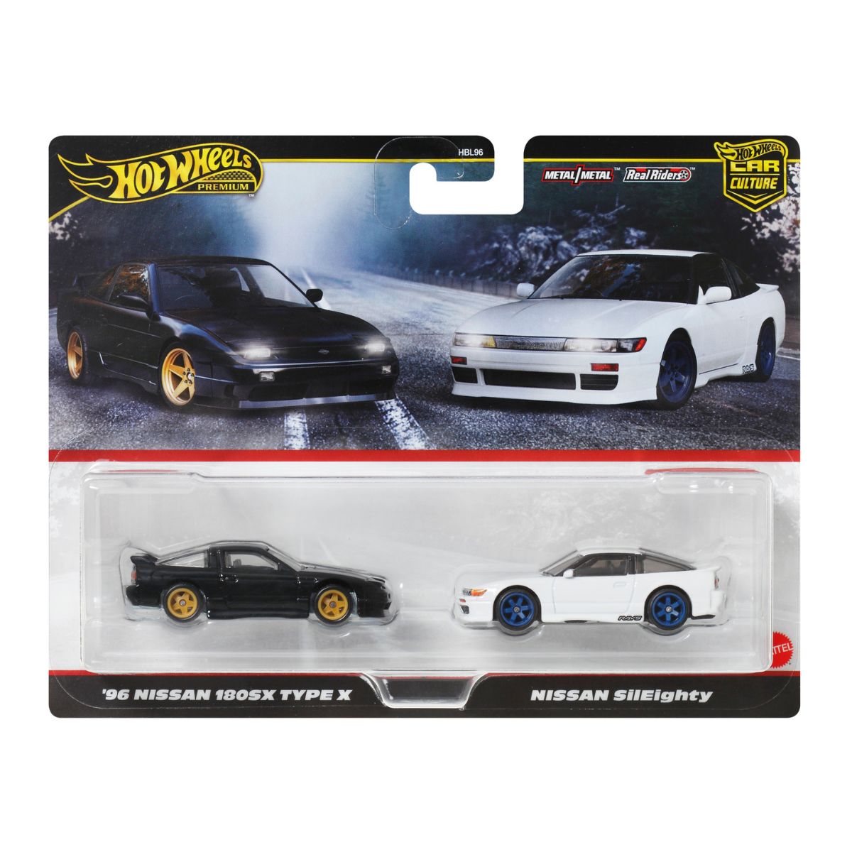 Đồ Chơi Bộ Đôi Siêu Xe Premiums Nissan Sileighty HOT WHEELS HBL96