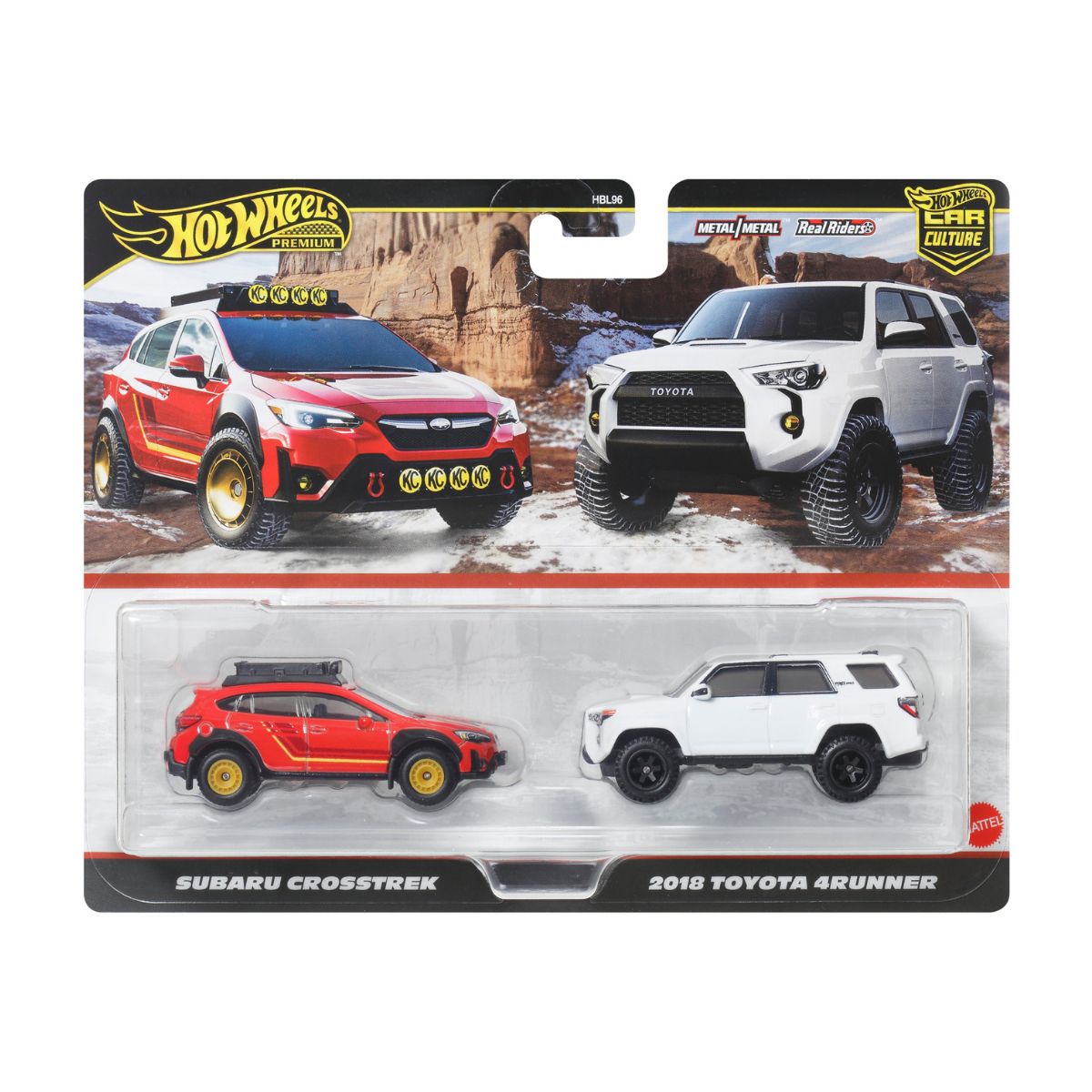 Đồ Chơi Bộ Đôi Siêu Xe Premiums Subaru Crosstrek HOT WHEELS HBL96