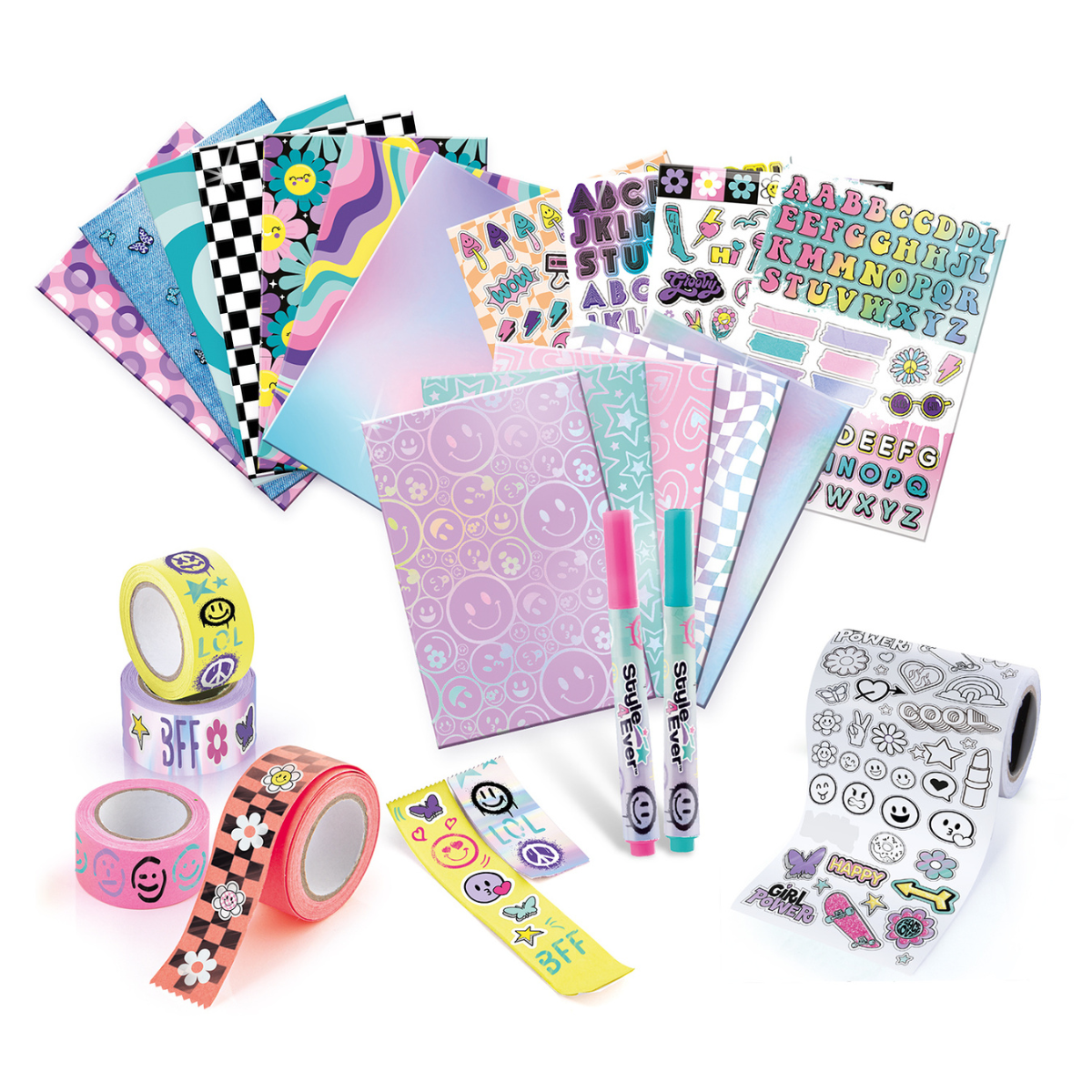 Bộ Dụng Cụ Trang Trí Sổ 3 Trong 1 Refill Kit STYLE4EVER OFG283