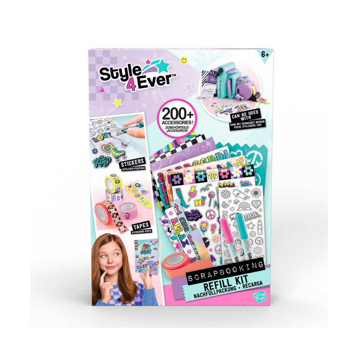 Bộ Dụng Cụ Trang Trí Sổ 3 Trong 1 Refill Kit STYLE4EVER OFG283