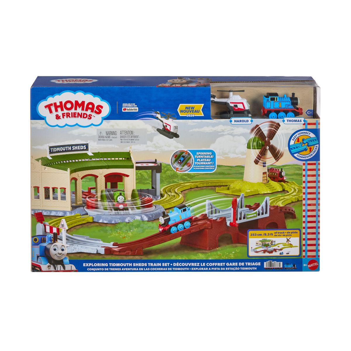 Đồ Chơi Bộ Đường Ray Khám Phá Nhà Ga Tidmouth Cùng Thomas Và Harold THOMAS FRIEND JLL36