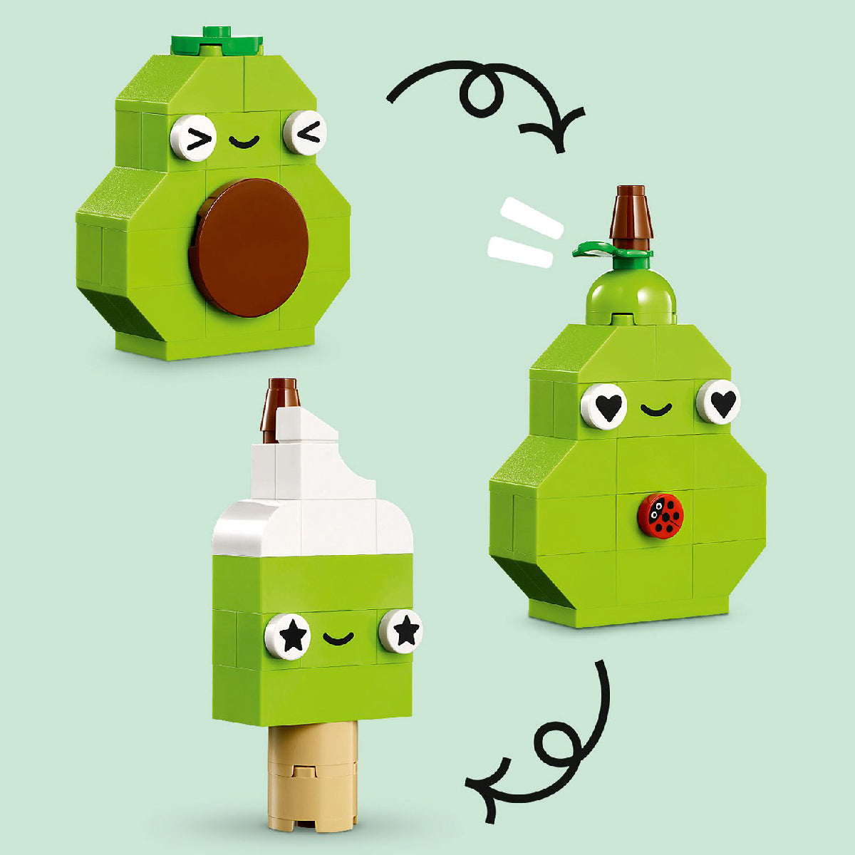 Đồ Chơi Lắp Ráp Bộ Gạch Chi Tiết Chủ Đề Ẩm Thực LEGO CLASSIC 11039